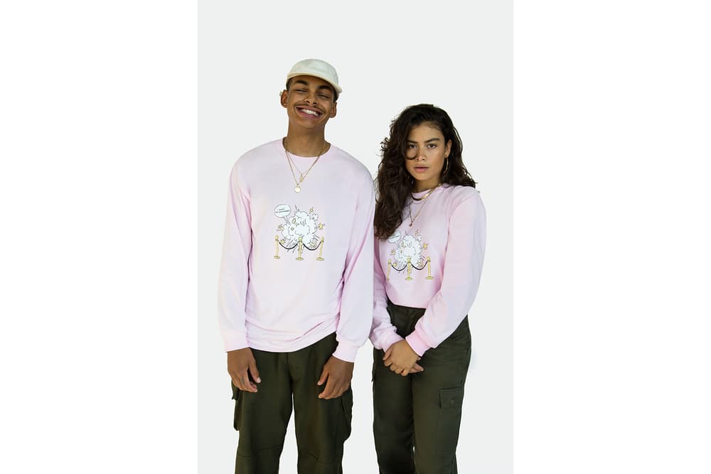 saintwoods sw 005 lookbook logo tee montreal hoodie