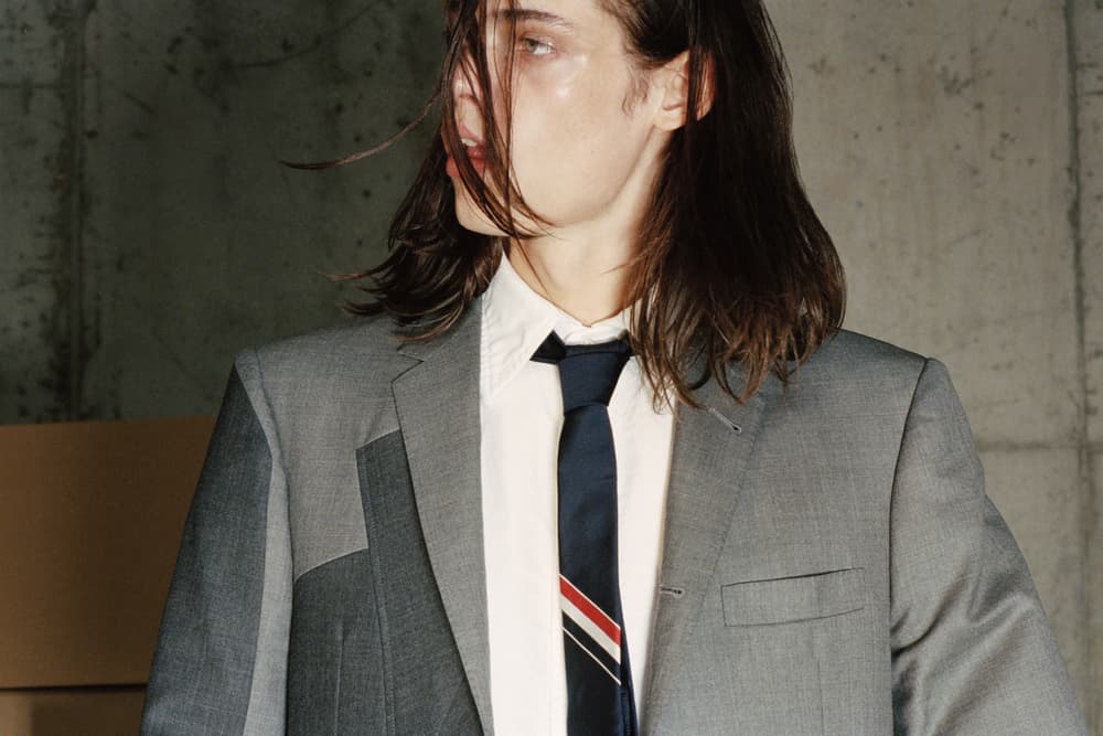 Thom Browne Fall/Winter 2017 SSENSE Editorial Modern Office Corporate Influence Fashion Lookbook Girlboss Workspace Workplace Look