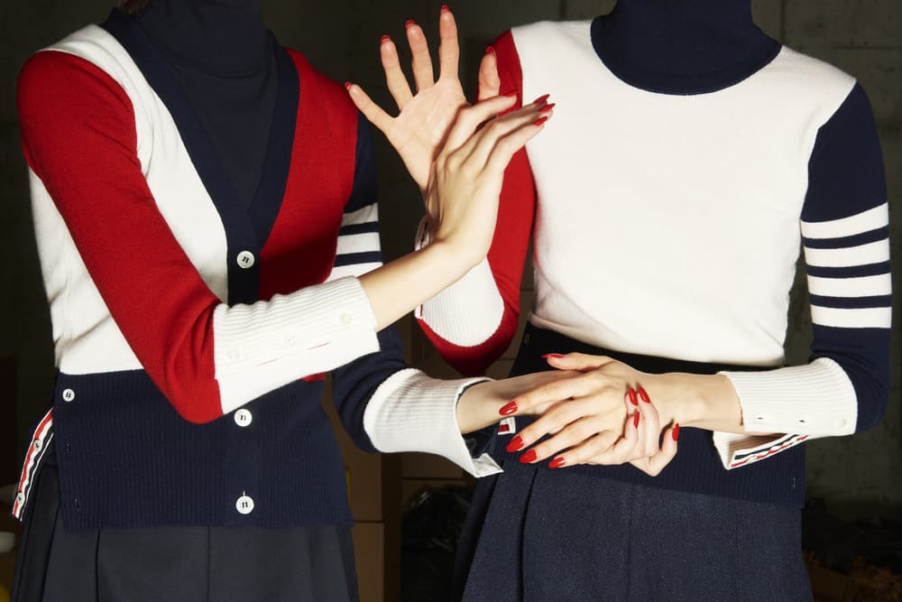 Thom Browne Fall/Winter 2017 SSENSE Editorial Modern Office Corporate Influence Fashion Lookbook Girlboss Workspace Workplace Look