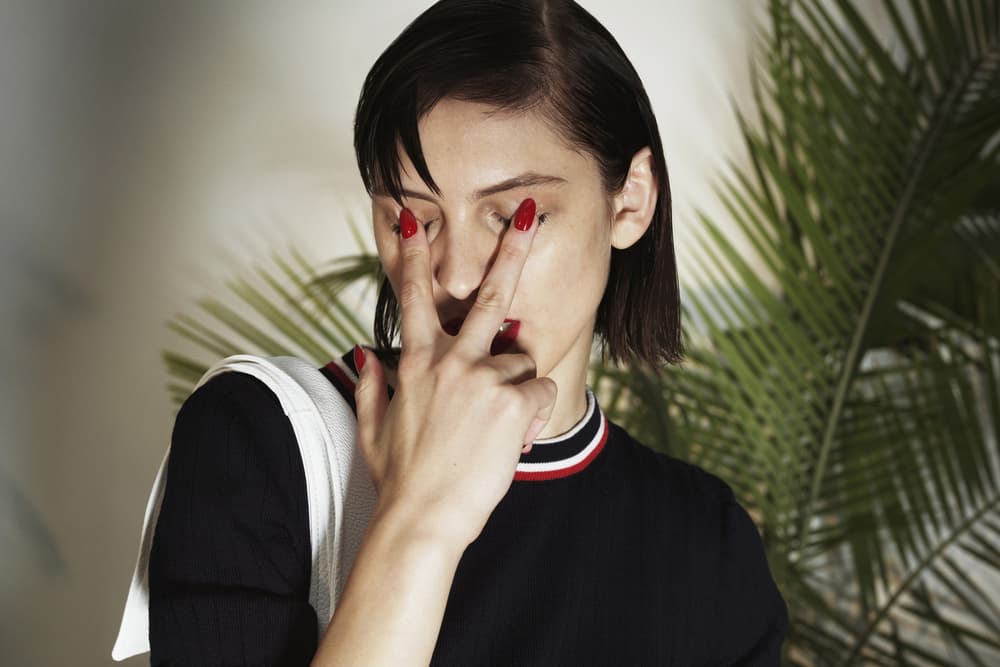Thom Browne Fall/Winter 2017 SSENSE Editorial Modern Office Corporate Influence Fashion Lookbook Girlboss Workspace Workplace Look