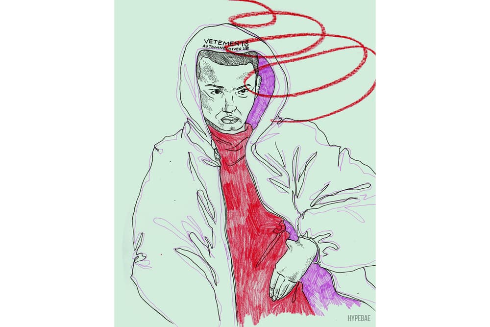 stranger things season 2 netflix vetements fila champion stussy off white illustrations