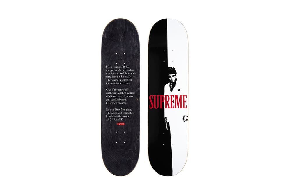 Supreme Scarface Collection Lookbook Tony Montana