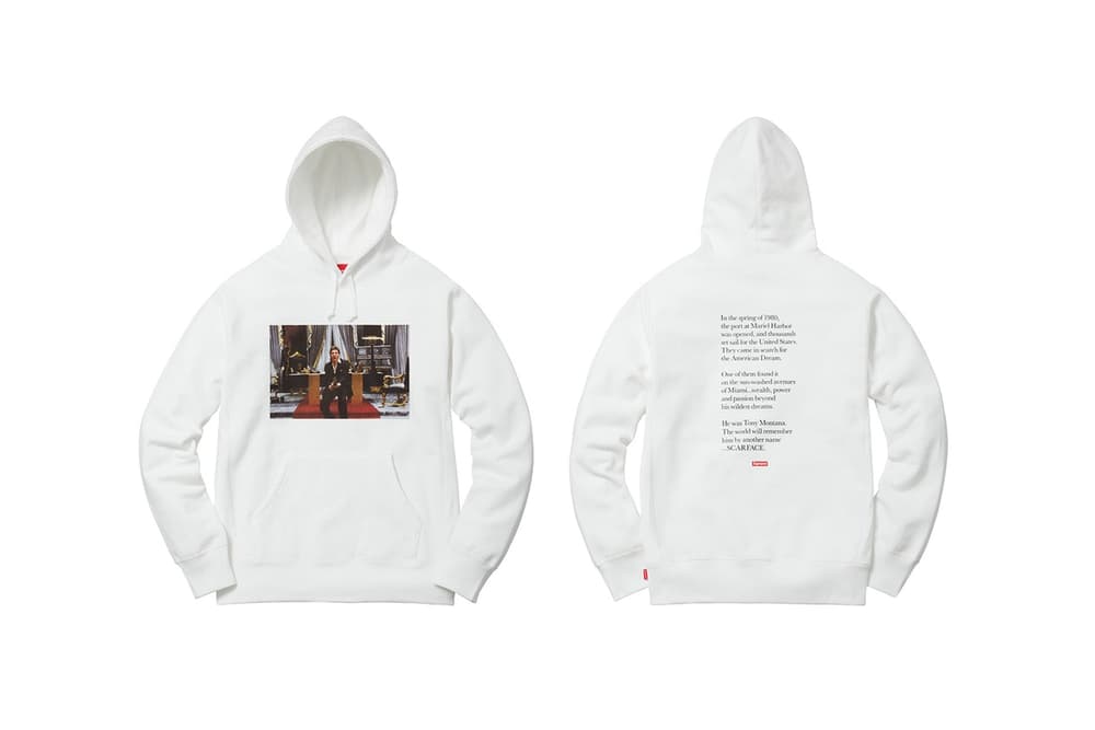 Supreme Scarface Collection Lookbook Tony Montana