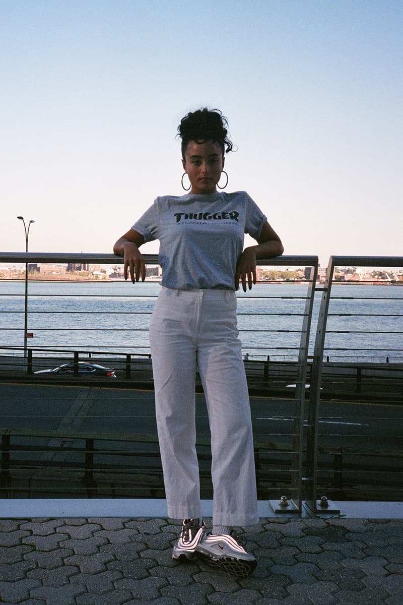 Thrasher Young Thug Thugger Bootleg TShirt Honeymoon Grey White Editorial Lookbook