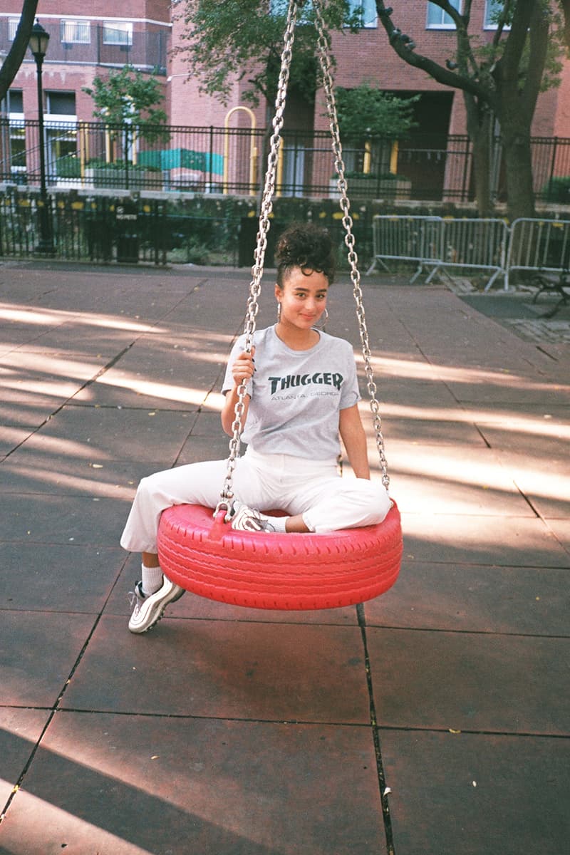 Thrasher Young Thug Thugger Bootleg TShirt Honeymoon Grey White Editorial Lookbook