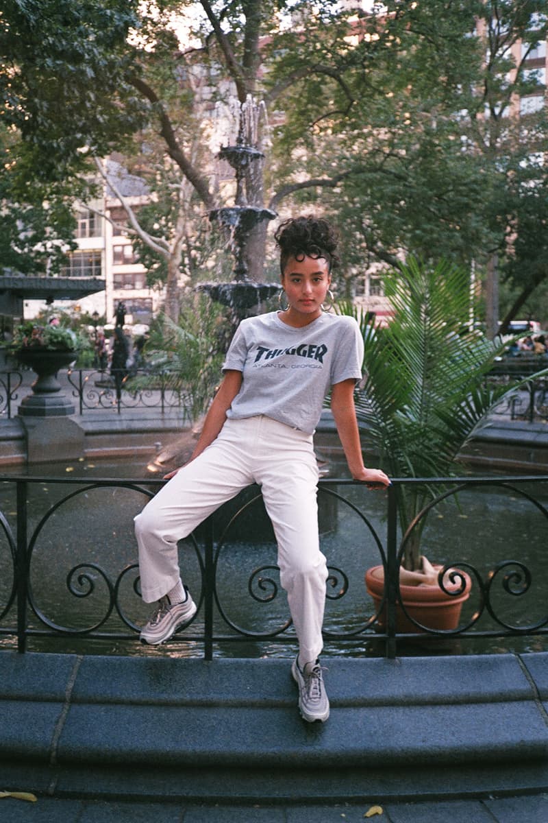 Thrasher Young Thug Thugger Bootleg TShirt Honeymoon Grey White Editorial Lookbook