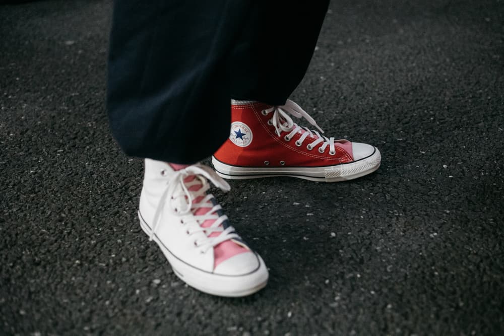 Streetsnaps Tokyo Fashion Week Street Style Looks unique Bold Brands Vintage Sneakers Nike Gucci Rick Owens Balenciaga Triple S Moschino Photography