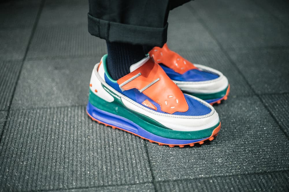 Tokyo Fashion Week Streetsnaps Street Style Looks Unique Bold Brands Vintage Sneakers Nike Balenciaga Photography Undercover Sacai Adidas Comme des Garcons