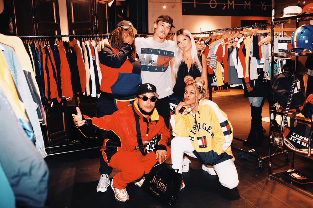 Frankie Collective Tommy Hilfiger Los Angeles Pop Up Vintage Auction Kris Jenner Sara Gourlay Kamaiyah Deanna Paley