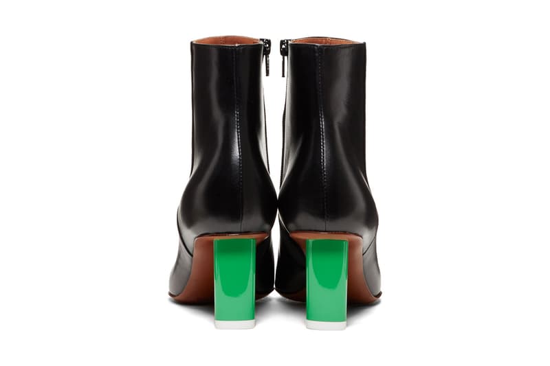 Vetements Lighter Heel Sock Ankle Boots Gold Silver Green Black SSENSE Knee High Sock Boots Gold
