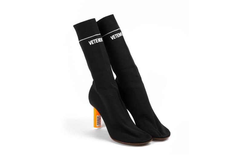 Vetements Lighter Sock Boots Heels Unique Iconic Demna Gvasalia Black White Blue Glitter Shoes Footwear Colette