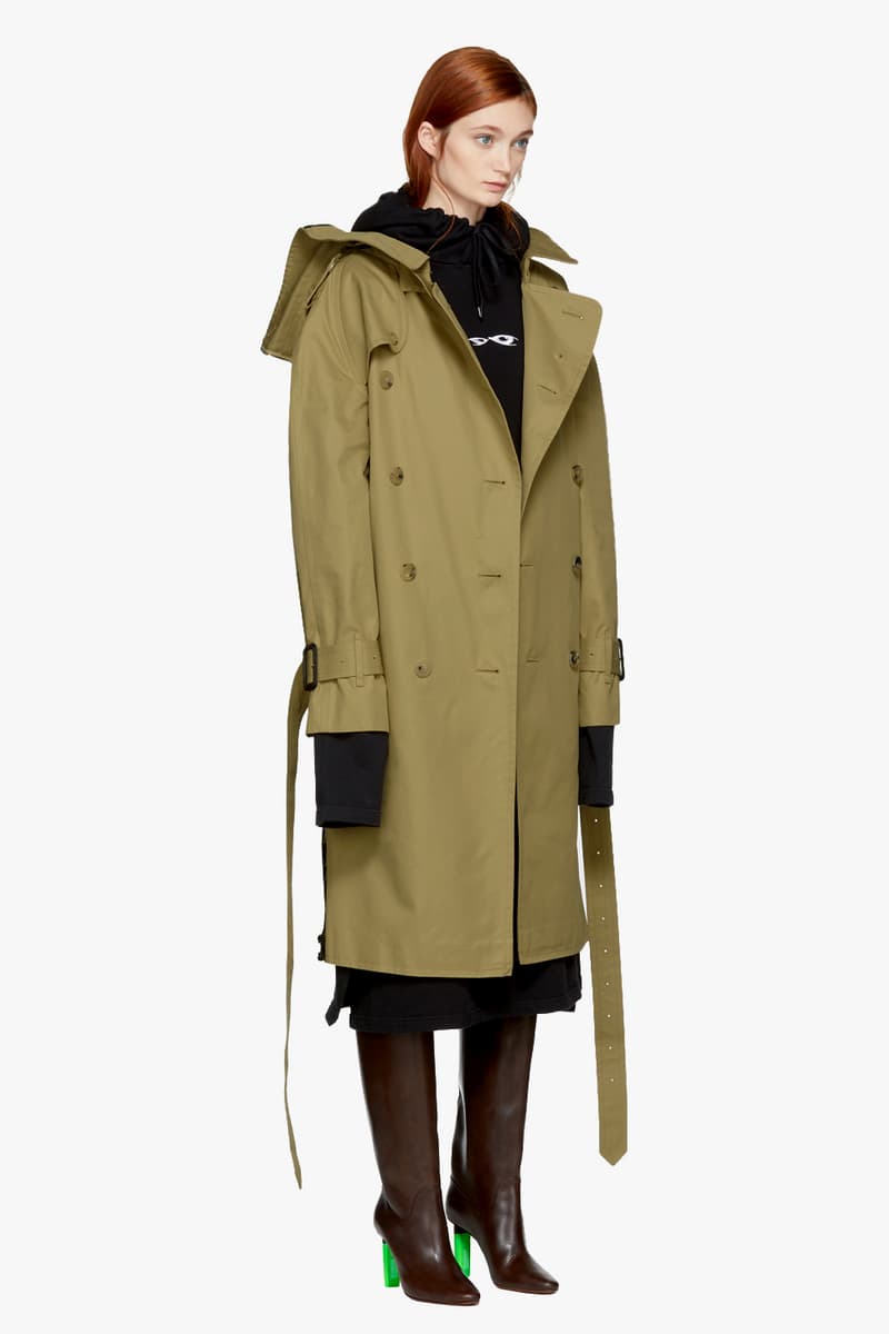 Vetements Winter Coat Parka Bomber Fur Hoodie SSENSE Outerwear Demna Gvasalia Red Green Black