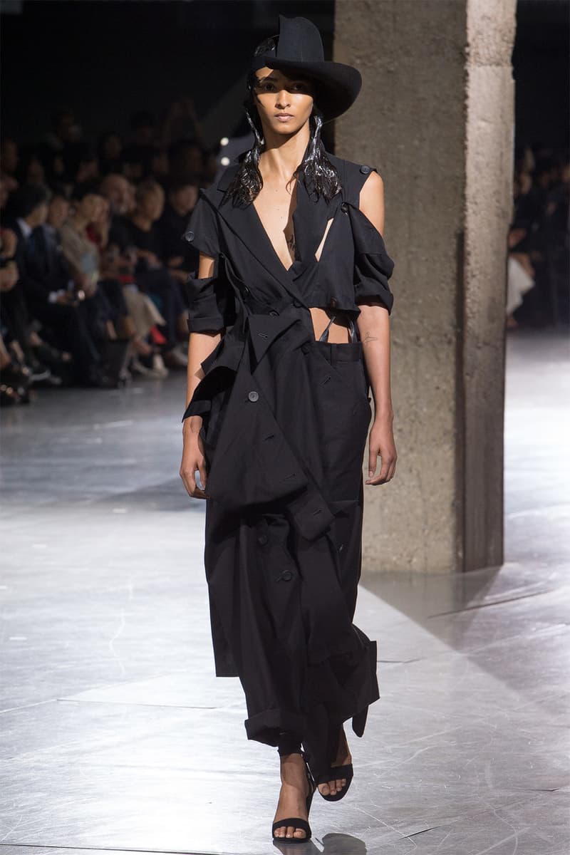 Yohji Yamamoto Spring Summer 2018 Collection Paris Fashion Week