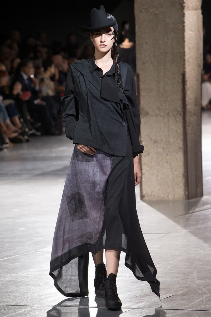 Yohji Yamamoto Spring Summer 2018 Collection Paris Fashion Week