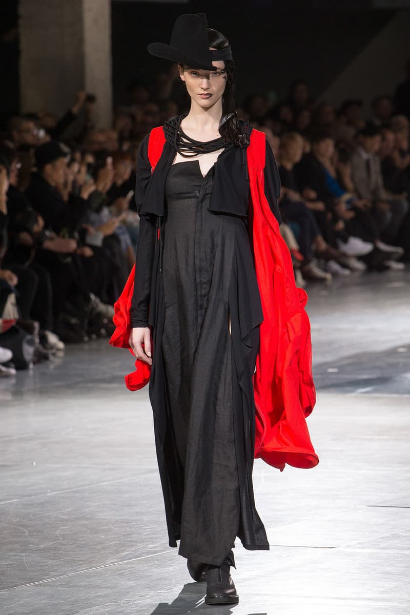 Yohji Yamamoto Spring Summer 2018 Collection Paris Fashion Week