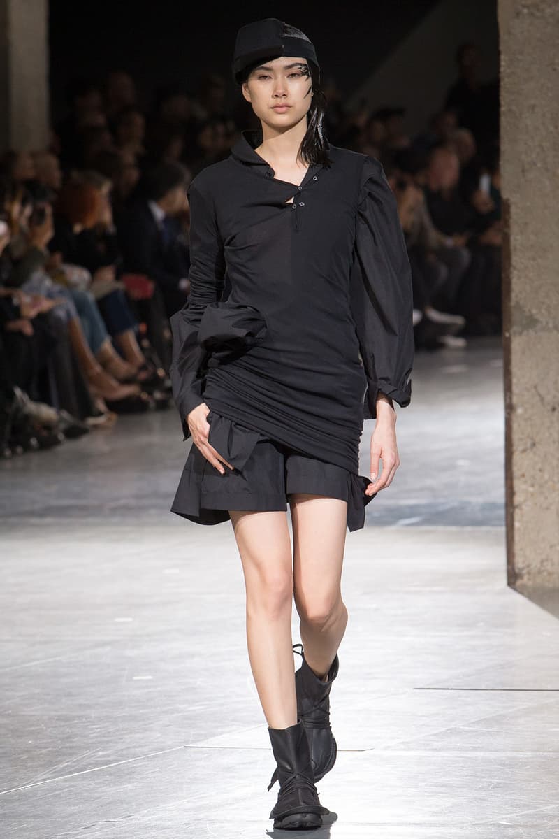Yohji Yamamoto Spring Summer 2018 Collection Paris Fashion Week