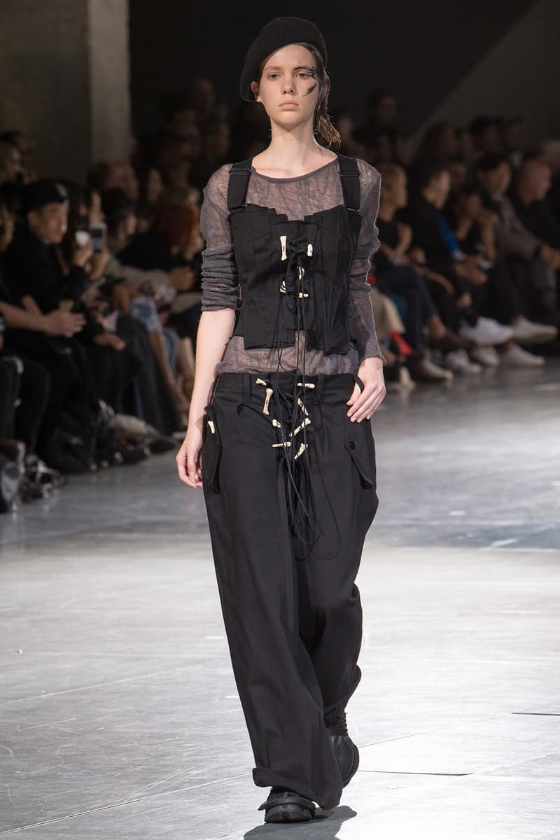 Yohji Yamamoto Spring Summer 2018 Collection Paris Fashion Week