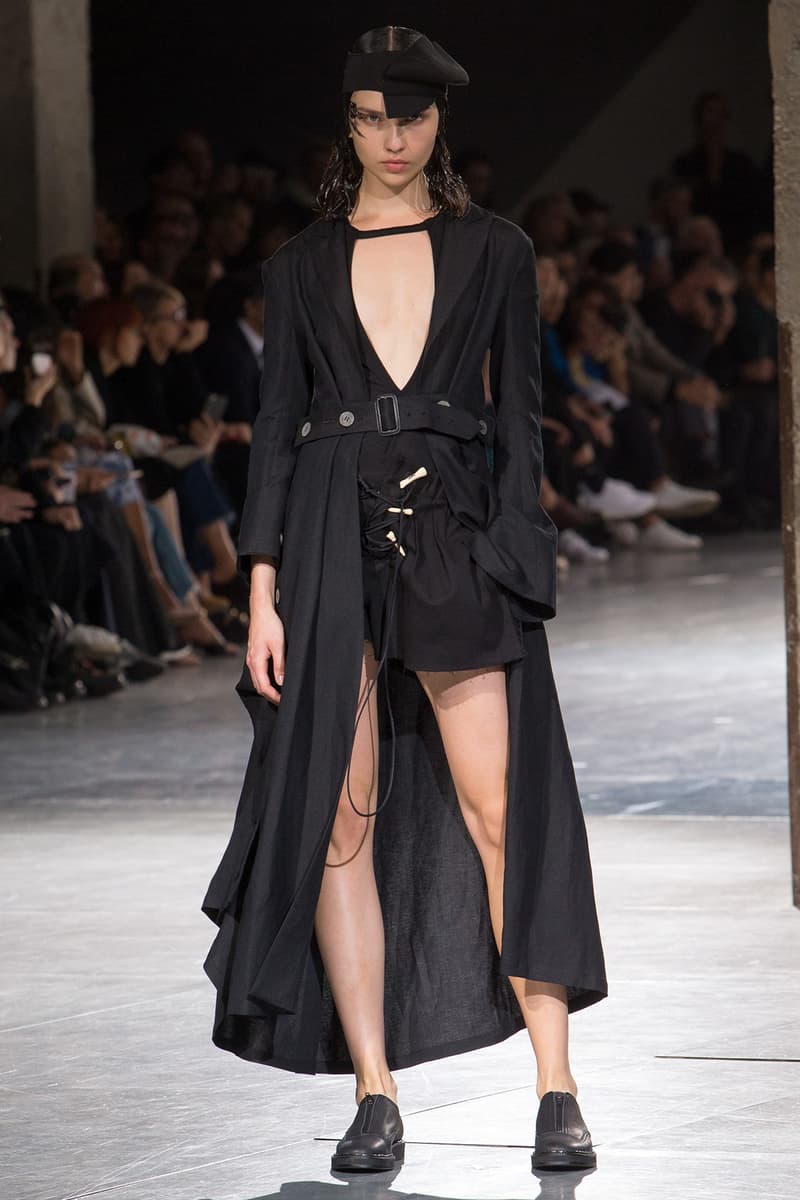 Yohji Yamamoto Spring Summer 2018 Collection Paris Fashion Week