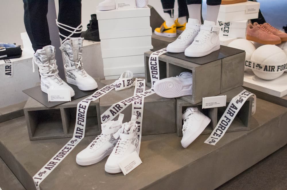 Nike Air Force 1 35 Year Celebration Event Shoes Sneakers Customization Travis Scott Off-White