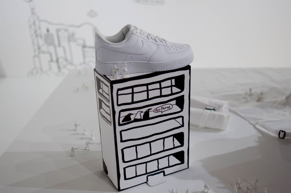 Nike Air Force 1 35 Year Celebration Event Shoes Sneakers Customization Travis Scott Off-White