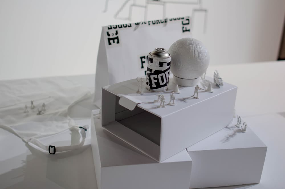 Nike Air Force 1 35 Year Celebration Event Shoes Sneakers Customization Travis Scott Off-White
