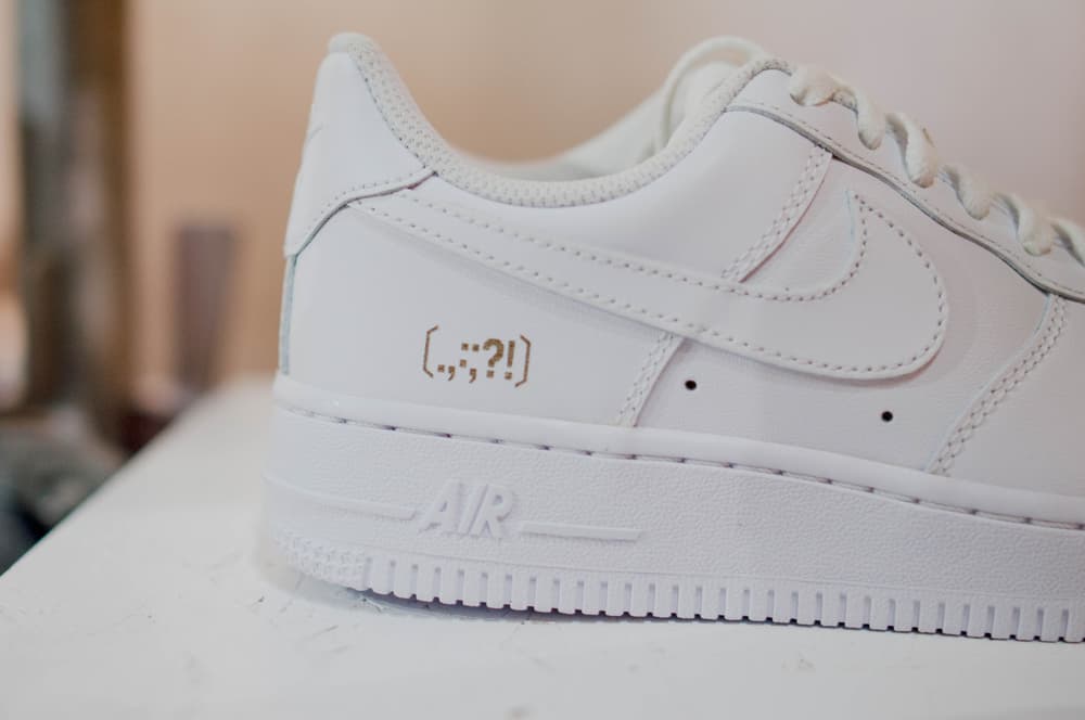Nike Air Force 1 35 Year Celebration Event Shoes Sneakers Customization Travis Scott Off-White