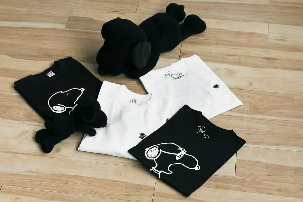 KAWS x 'Peanuts' x Uniqlo UT Collection Closer Look Plush T-Shirt Exclusive KAWS BFF Joe Kaws