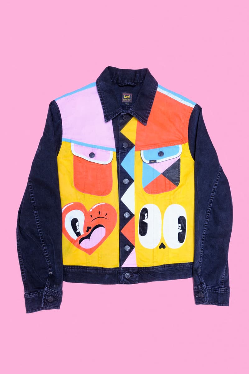 Lee x Hattie Stewart Scarlet Jeans Denim Collection Collaboration Fashion Iconic Styles Jacket Cartoon Art Graphic