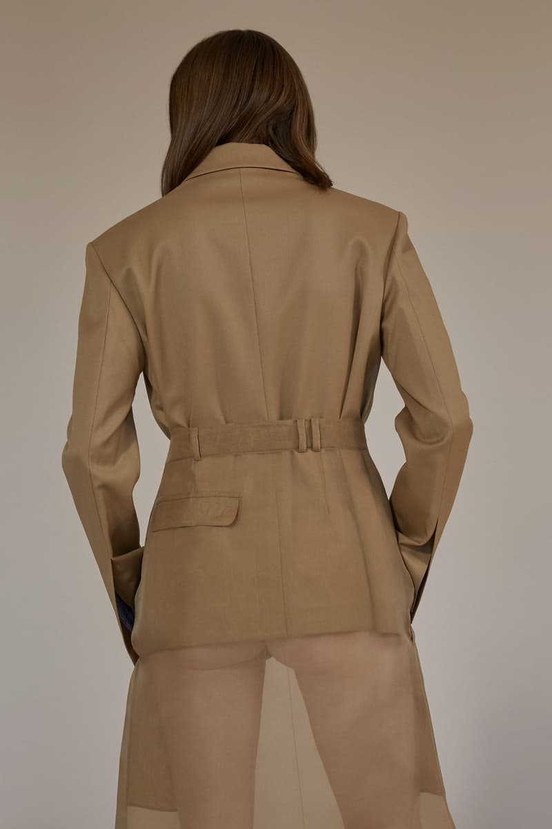 Moon Choi Fall/Winter 2017 Lookbook Fashion Tailoring Geometrical Silhouette Muted Color Palette Korean Label