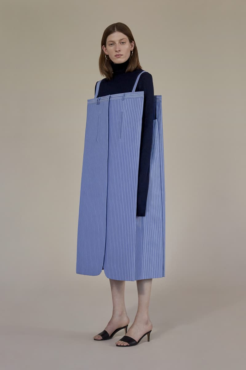 Moon Choi Fall/Winter 2017 Lookbook Fashion Tailoring Geometrical Silhouette Muted Color Palette Korean Label