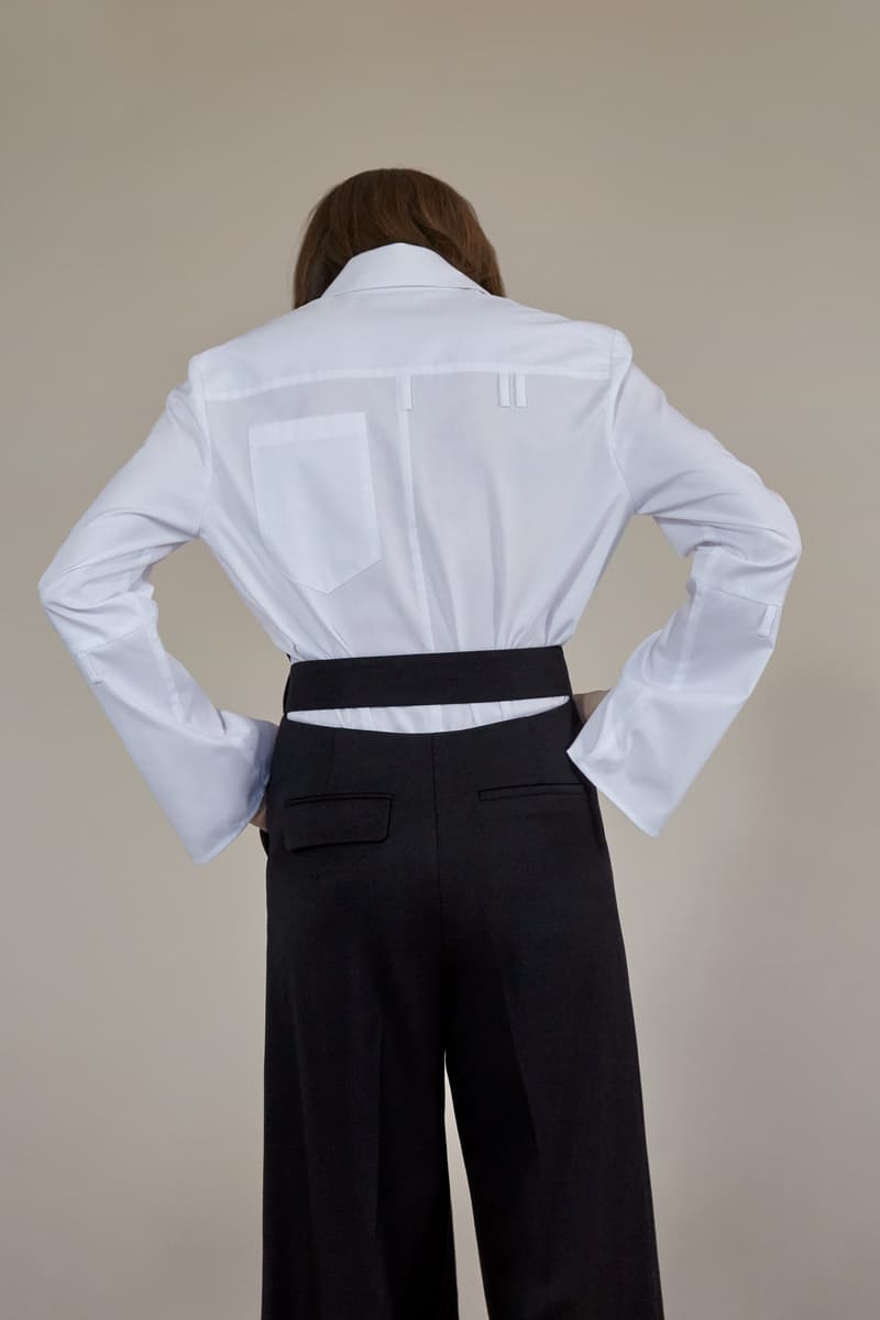 Moon Choi Fall/Winter 2017 Lookbook Fashion Tailoring Geometrical Silhouette Muted Color Palette Korean Label