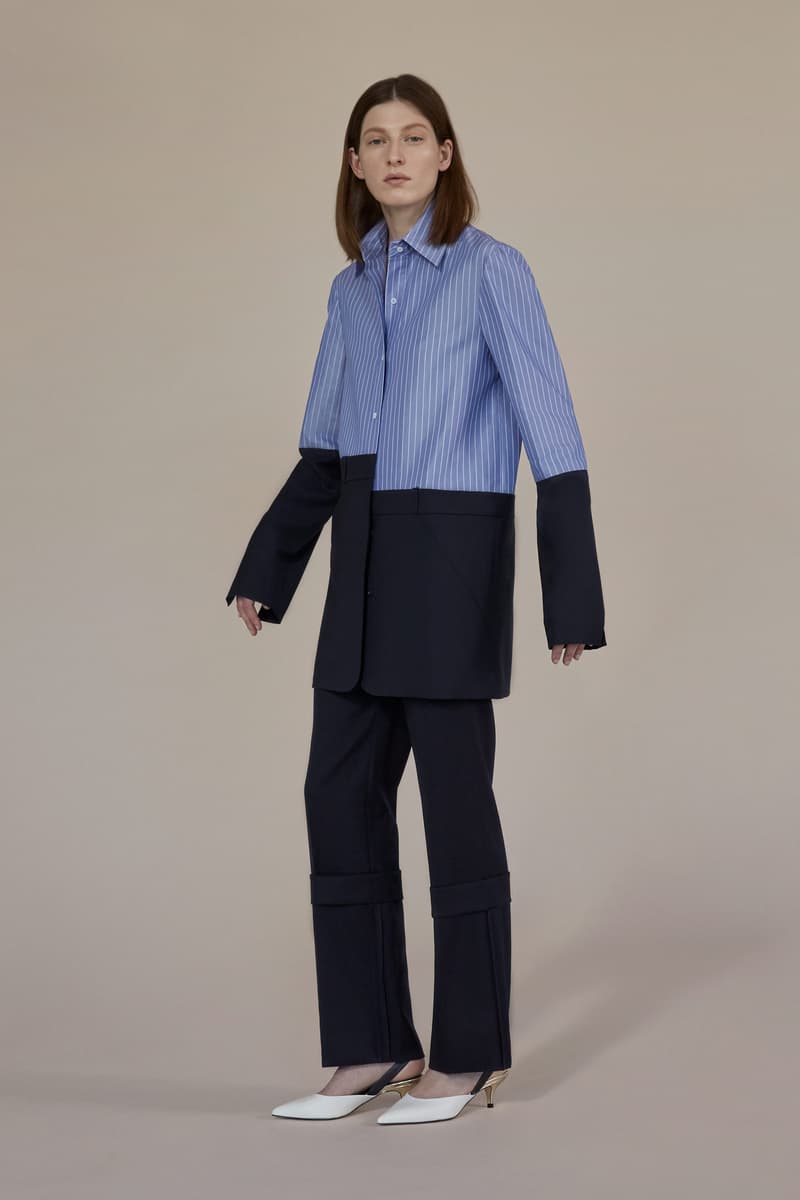 Moon Choi Fall/Winter 2017 Lookbook Fashion Tailoring Geometrical Silhouette Muted Color Palette Korean Label