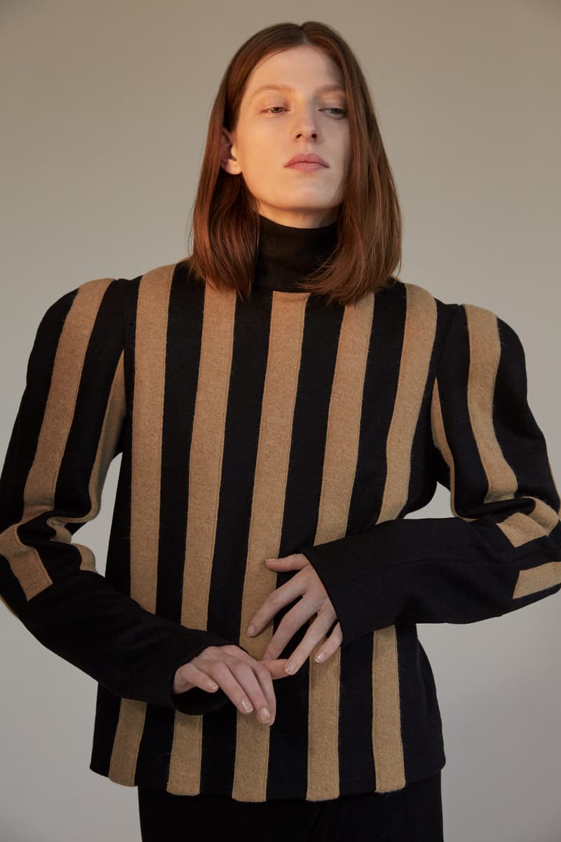 Moon Choi Fall/Winter 2017 Lookbook Fashion Tailoring Geometrical Silhouette Muted Color Palette Korean Label