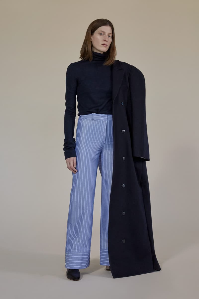 Moon Choi Fall/Winter 2017 Lookbook Fashion Tailoring Geometrical Silhouette Muted Color Palette Korean Label