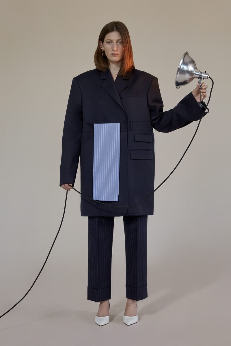 Moon Choi Fall/Winter 2017 Lookbook Fashion Tailoring Geometrical Silhouette Muted Color Palette Korean Label
