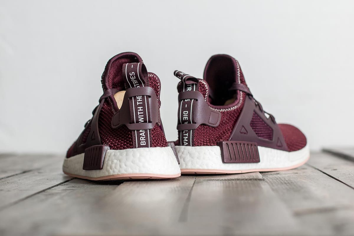 adidas NMD XR1 in Burgundy and Trace 