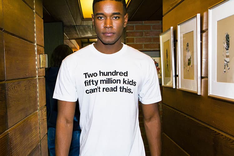 American Apparel Charity Capsule Collection Pencils of Promise Education Reading Guatemala Ghana Laos