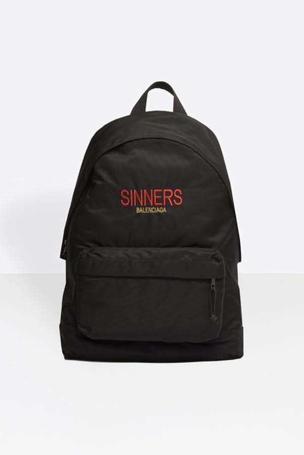 sinners balenciaga backpack