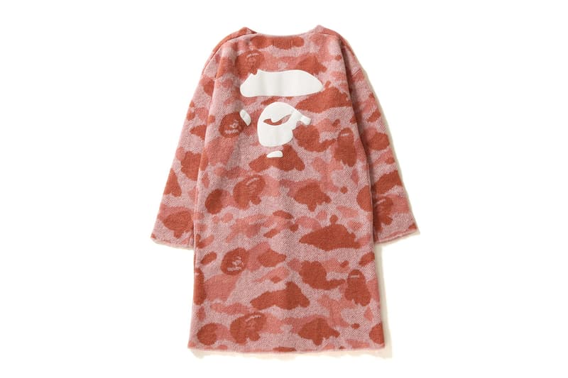 BAPE A Bathing Ape Camouflage Pieces Camo Pink Millennial Pink Pieces Hoodie Sweatshirt Jacket Pattern