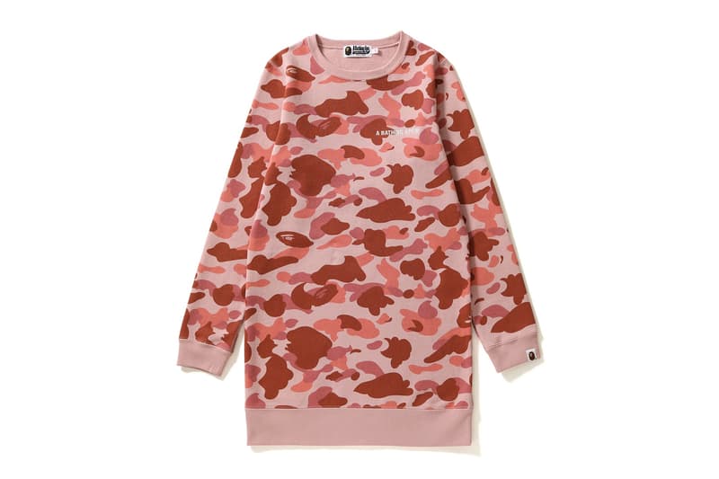 BAPE A Bathing Ape Camouflage Pieces Camo Pink Millennial Pink Pieces Hoodie Sweatshirt Jacket Pattern