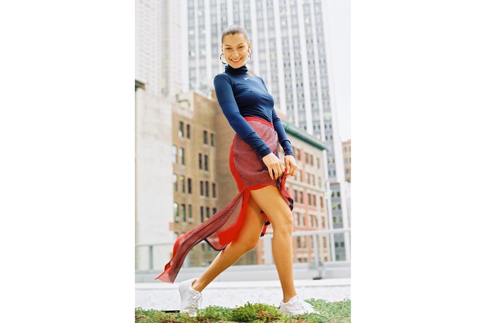Bella Hadid Nike Air Force 1 AF100 Editorial Vogue