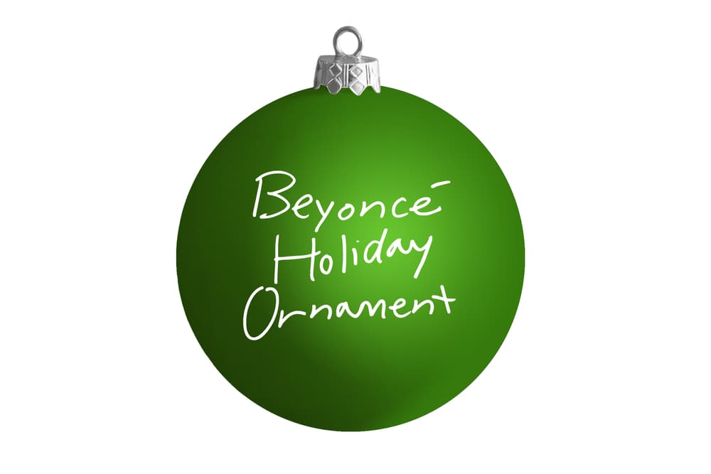 Beyoncé Holiday Merchandise Collection Christmas Theme Lemonade Beyhive Fan Onepiece Ornaments