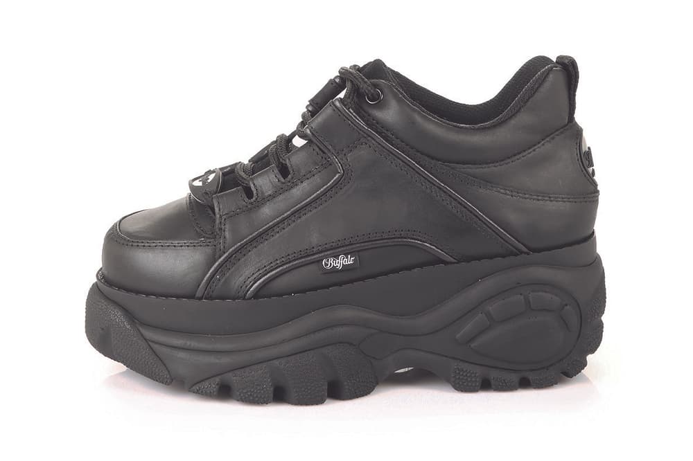 Buffalo Platform chunky sneaker boots 90s nineties browns