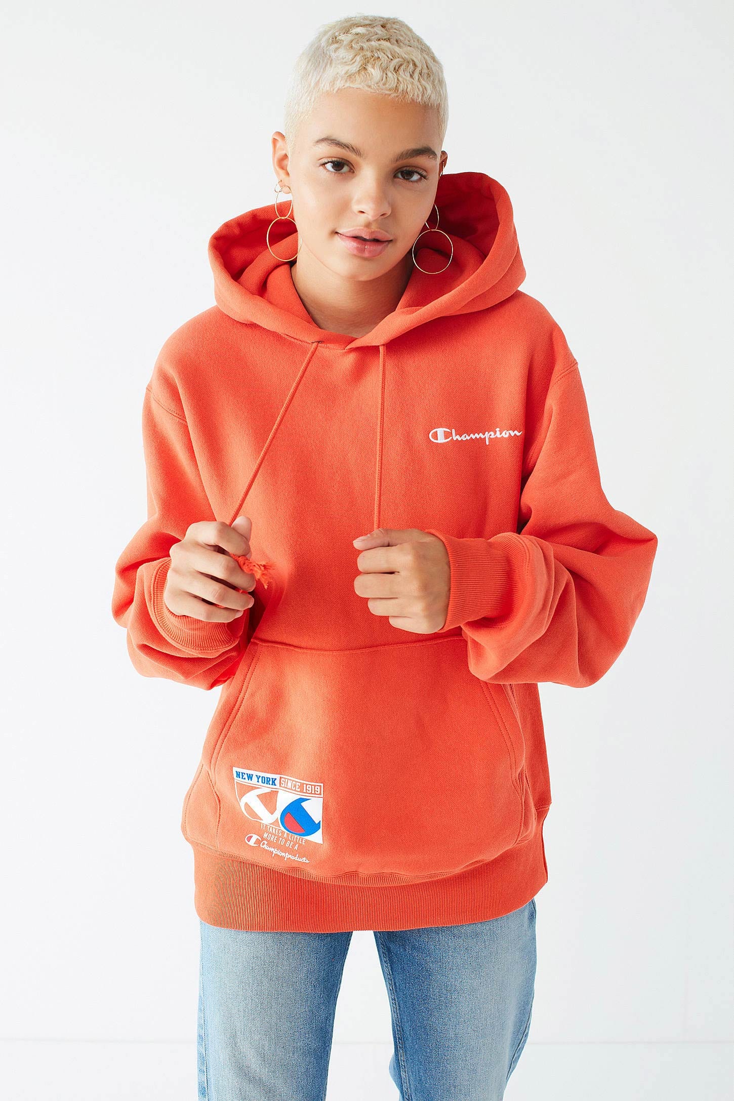 urban outfitters orange hoodie