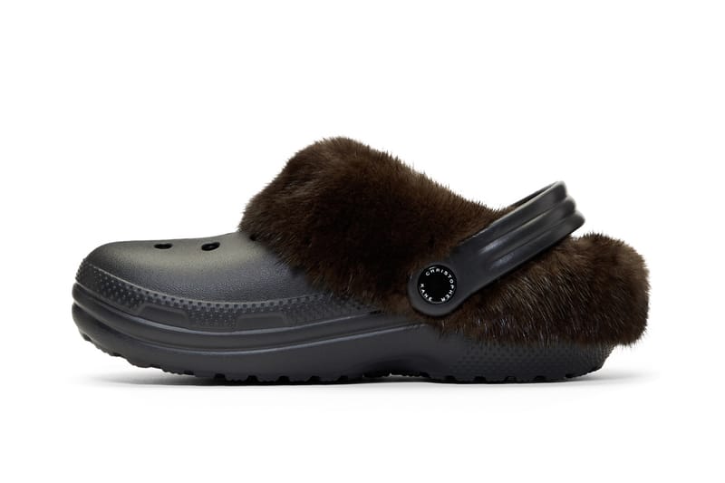 crocs with the fur