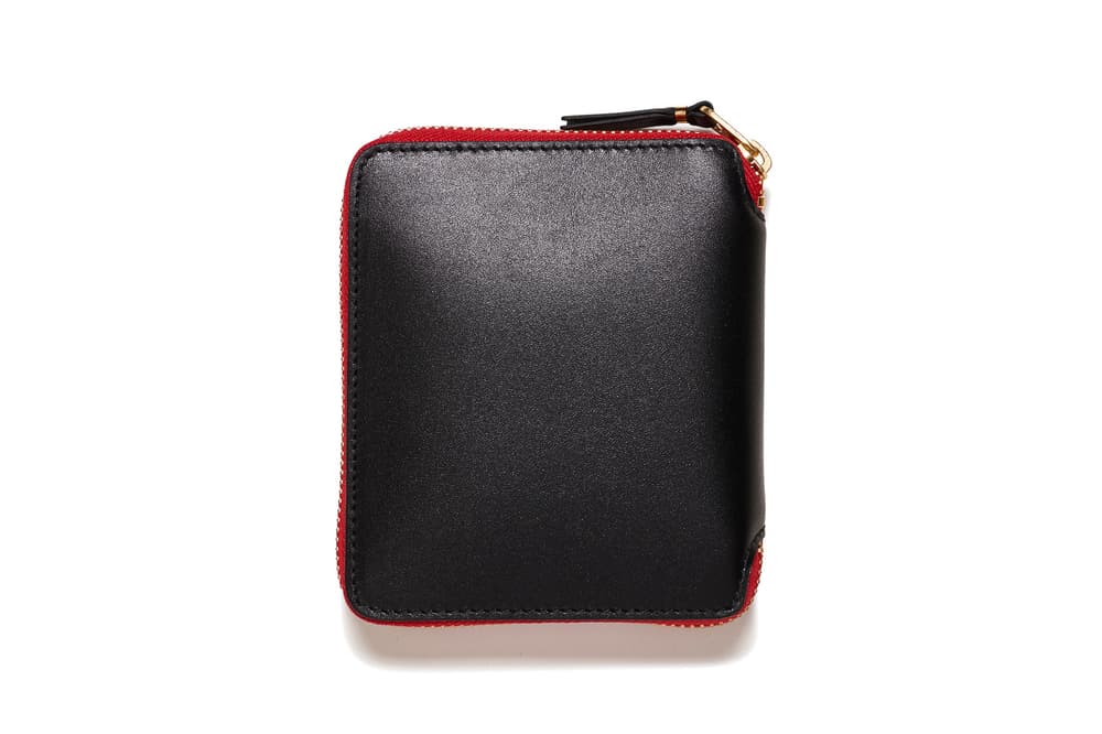 Comme des Garçons Black Leather Teeth Wallet Cute Funny Rei Kawakubo Pouch Tongue Mouth Print