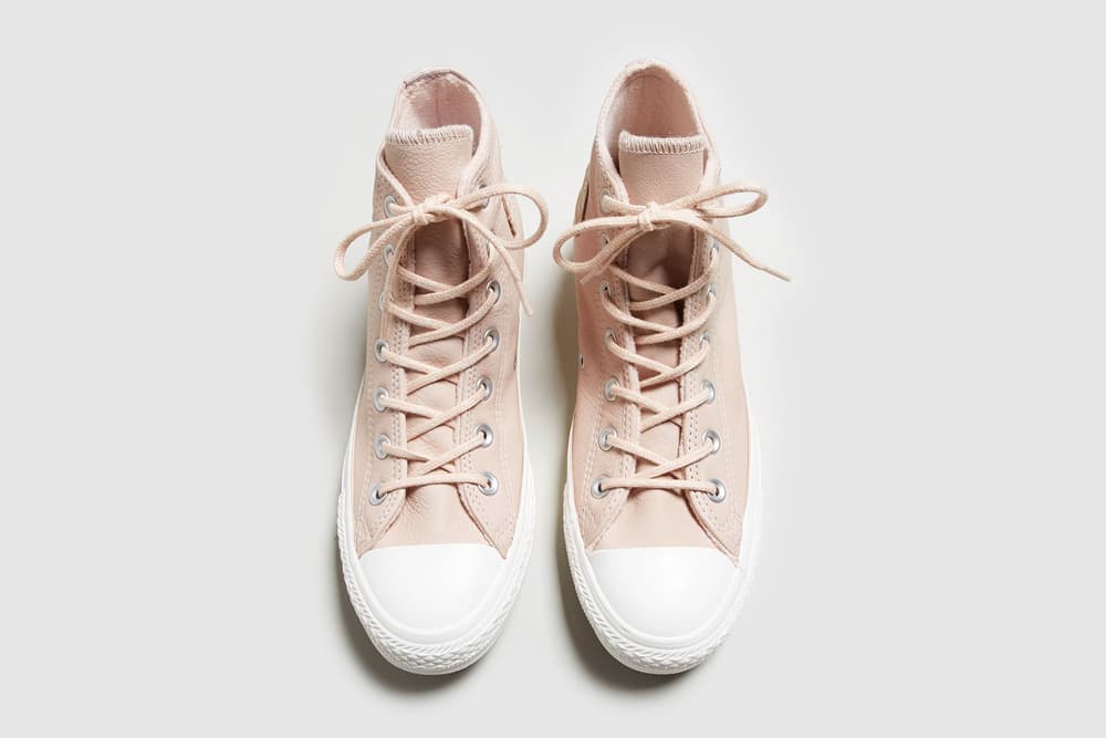 Converse Chuck Taylor All Star Hi Dusk Pink leather