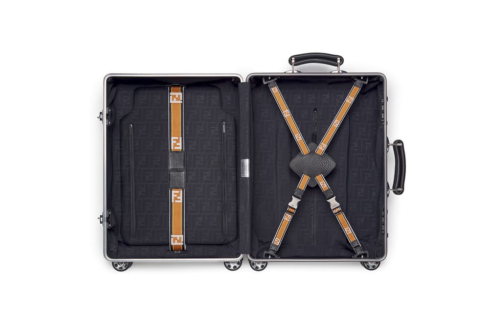 Fendi x RIMOWA Suitcase Luggage Aluminum Trolley