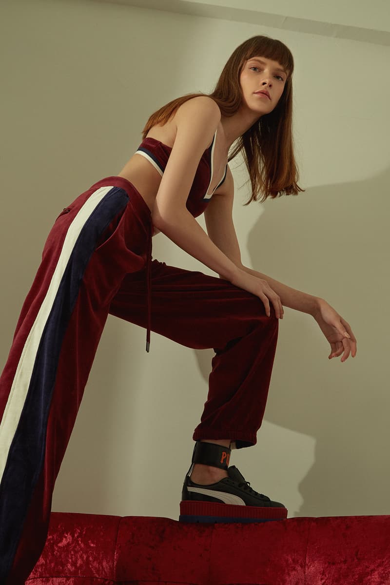 fenty puma rihanna fall winter 2017 hbx editorial velour sweater