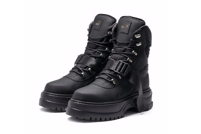 puma fenty boots black